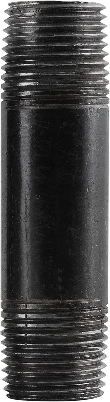 LDR Industries 308 38X6 Pipe Nipple, 3/8-Inch x 6-Inch, Black