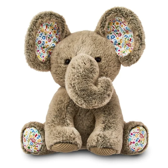 Way To Celebrate Elephant Plush Toy, Gray, 12 in