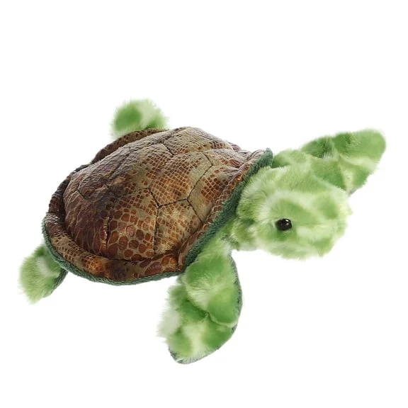 Aurora Mini Flopsie Splish Sea Turtle Plush, 8 in