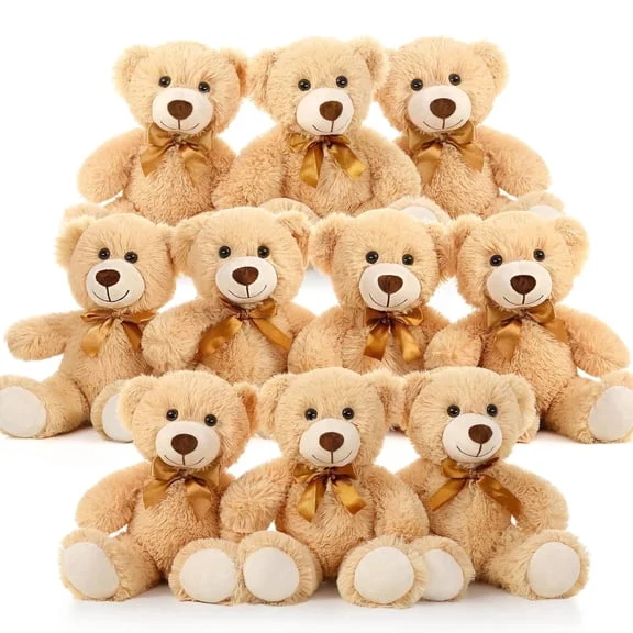 MorisMos Teddy Bear Stuffed Animals, 10 Pack