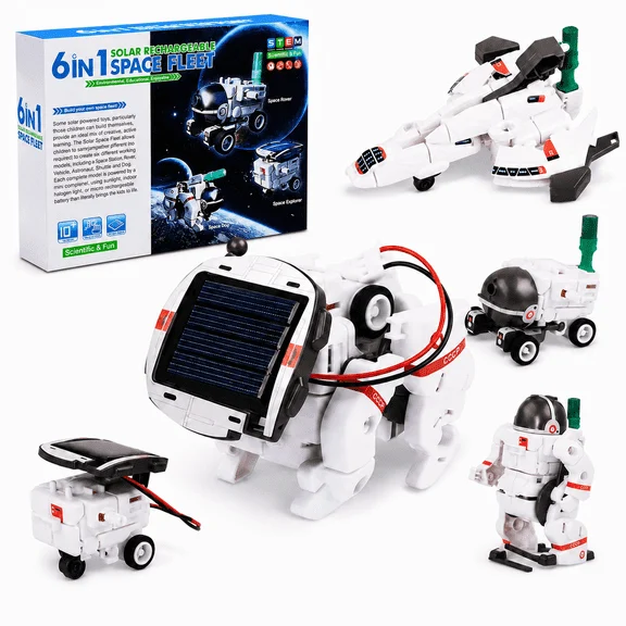 Beefunni 6-in-1 Space Solar Robot STEM Kit