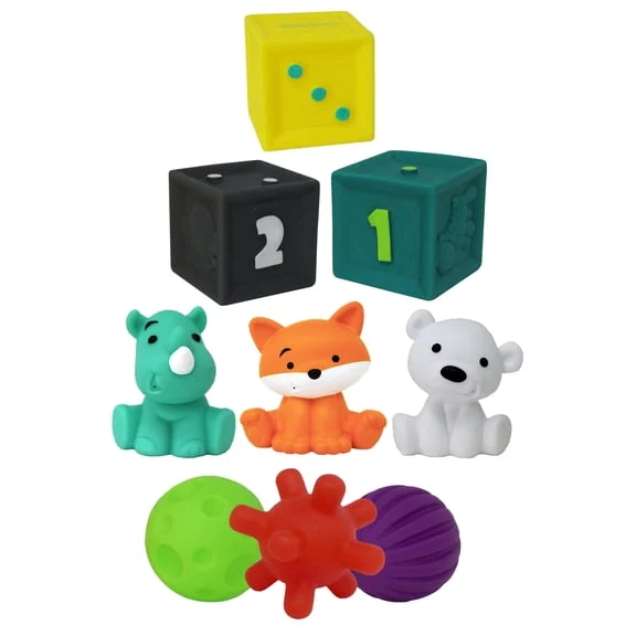 Infantino Tub O' Toys, 9-Piece Set