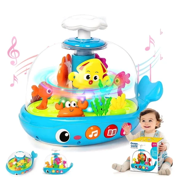 Aijohnny Baby Musical Aquarium Toy