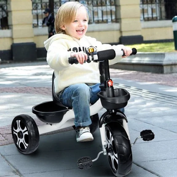 Toddler Tricycle with Parent-Friendly Storage Basket